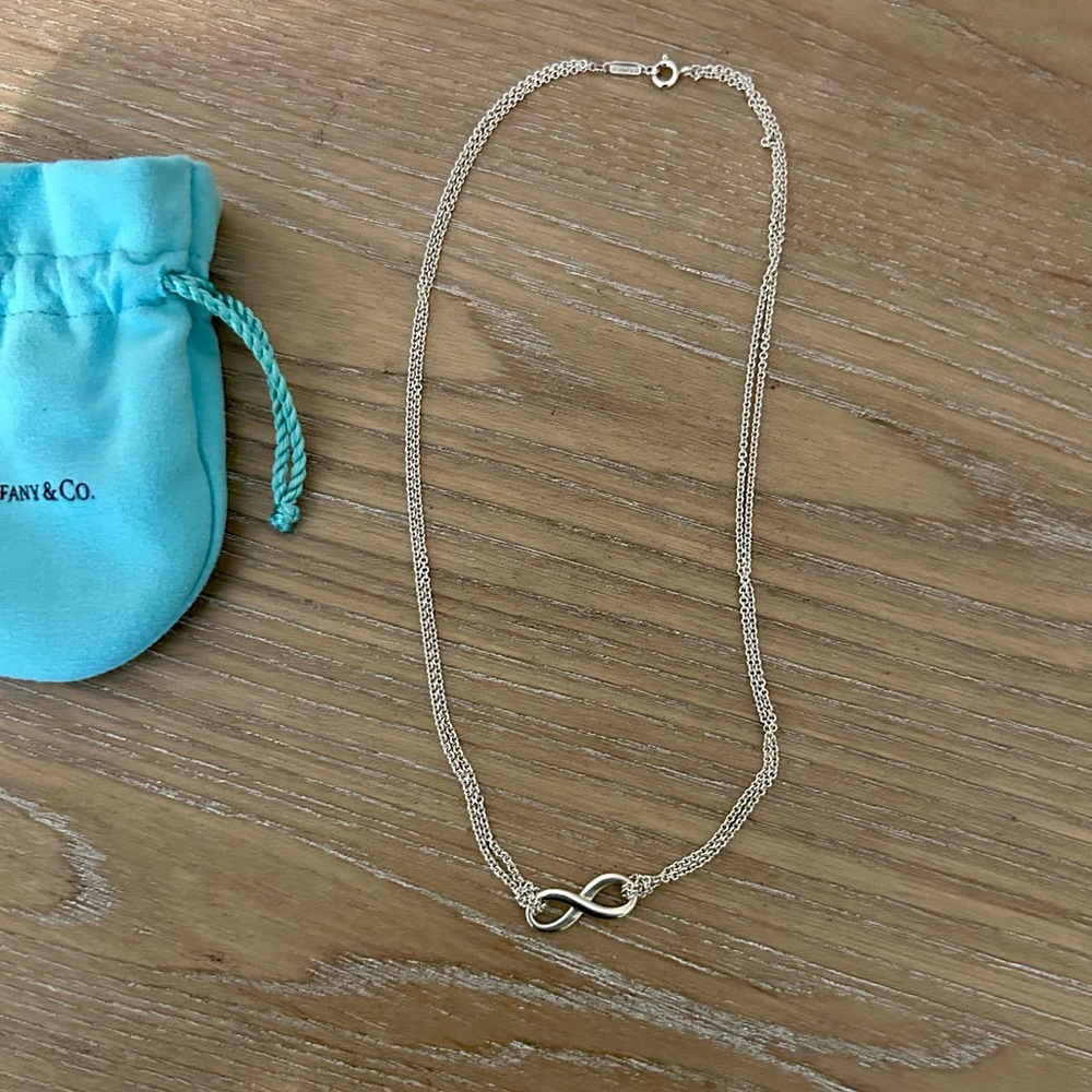 Tiffany and Co. Infinity Pendant necklace